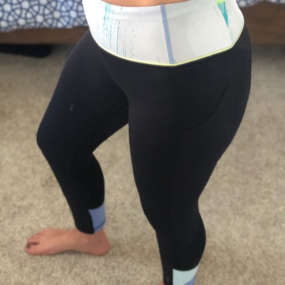 Lululemon Color Blocking Leggings - image 1